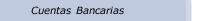 Cuentas Bancarias